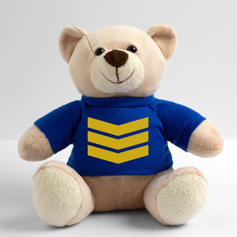 Chevron Stack Bold Pattern Teddy Bear