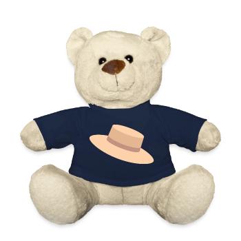 Chapeau de soleil - Nounours - bleu marine - Devant