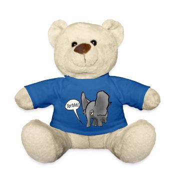 Elefant - Teddy - Königsblau - Vorne