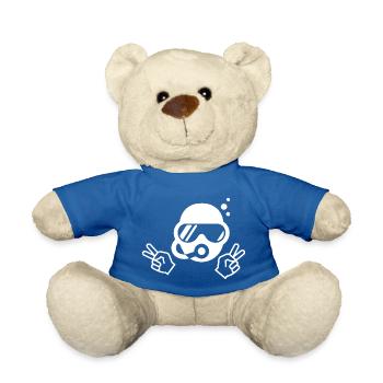 Diving Dive plonger - Nounours - bleu roi - Devant