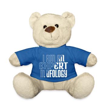 Jeu de mots extraterrestre Animal Déclaration d’enlèvement extraterrestre - Nounours - bleu roi - Devant