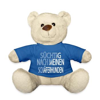 bluthund hundefreund geburtstagsgeschenkidee - Teddy - Königsblau - Vorne