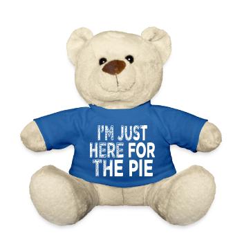Gift Idea Fun Geek Dinosaur Lover Statement Dork - Teddy Bear - royal blue - Front