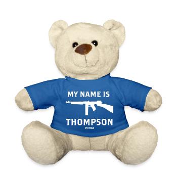 mein Name ist Thompson White - Teddy - Königsblau - Vorne