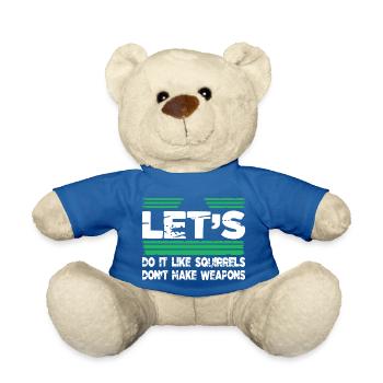 happy hippy sayings funny sayings global peace - Teddy - Königsblau - Vorne