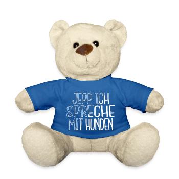 statement geek cool dogge geschenk hundefreund - Teddy - Königsblau - Vorne