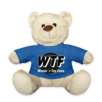 WTF - Where is the Food - Teddy - Königsblau - Vorne