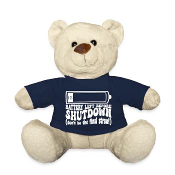 Ein Prozent Batterie vor der Abschaltung - Teddy - French Navy - Vorne