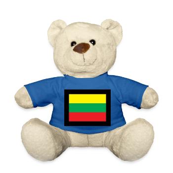 Lithuanian flag - Teddy Bear - royal blue - Front