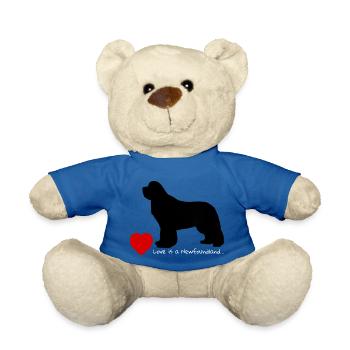 Love is a Newfoundland 008 - Teddy - Königsblau - Vorne