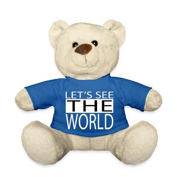 camping funny bday joke gift present traveling - Teddy - Königsblau - Vorne