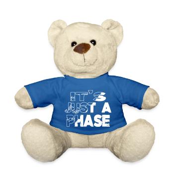Statement astrophysics astrology jokes Christmas - Teddy Bear - royal blue - Front