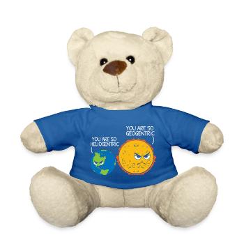 Astronomy Universe Earth Sun Astronomer - Teddy Bear - royal blue - Front