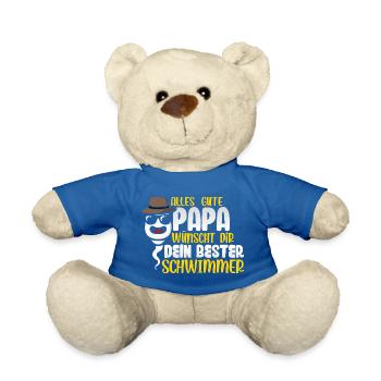 All the best dad wishes you your best swimmer - Teddy Bear - royal blue - Front