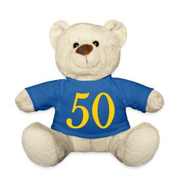 50. 50 JAHRE. 50-JÄHRIGES JUBILÄUM. 50-JÄHRIGES JUBILÄUM. - Teddy - Königsblau - Vorne