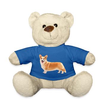 Corgi Pembroke - Nounours - bleu roi - Devant