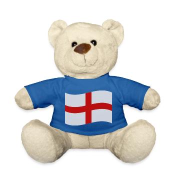 England flag - Teddy Bear - royal blue - Front