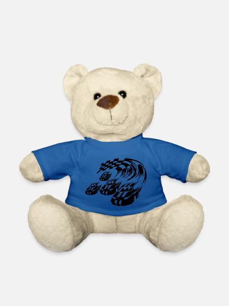 Autorallye Hoodie bedrucken und Text selber gestal - Teddy - Königsblau
