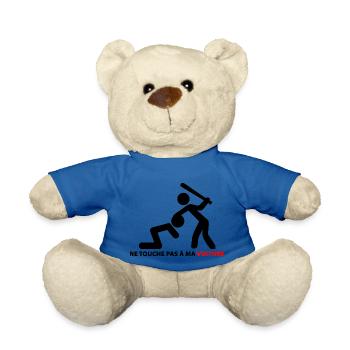 Fassen Sie mein Auto nicht an - Teddy - Königsblau - Vorne
