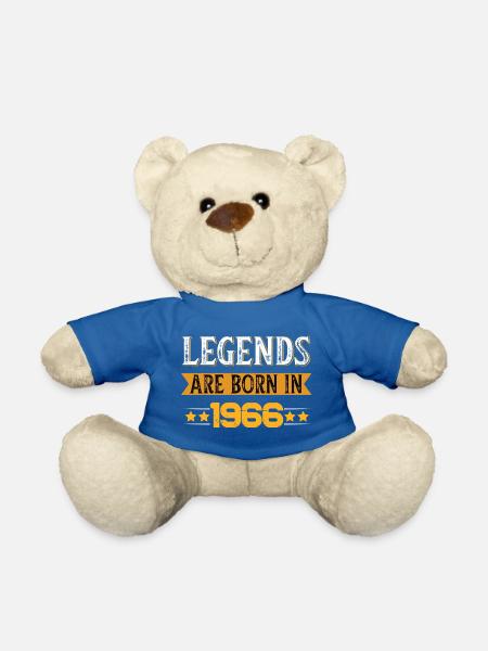 Birthday born in 1966 - Teddy - Königsblau