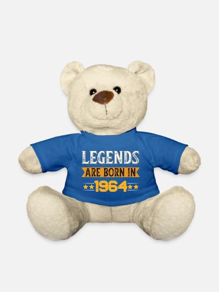 Birthday born in 1964 - Teddy - Königsblau