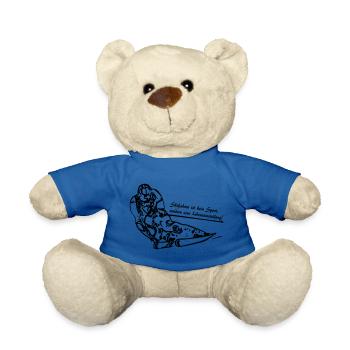 Le ski est un mode de vie! - Nounours - bleu roi - Devant