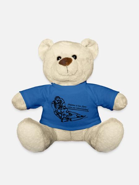 Skifahren ist eine Lebenseinstellung! - Teddy - Königsblau