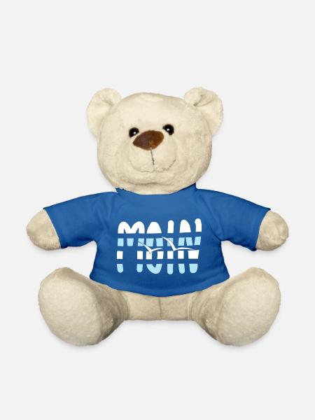 Moin Möwen,Geschenk,lustig,cool,trend,humor,Style, - Teddy - Königsblau