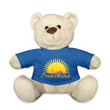 Sunshine - Teddy Bear - royal blue - Front