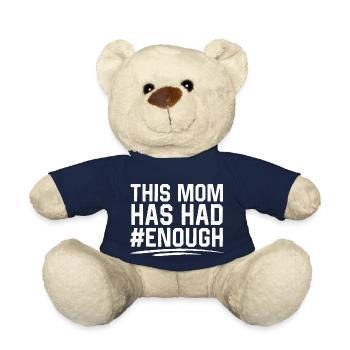 Cette maman en a assez - Nounours - bleu marine - Devant