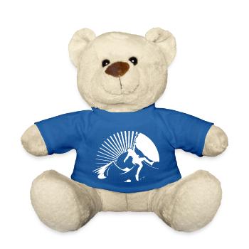 Mountain Climber Nature Adventure - Teddy Bear - royal blue - Front