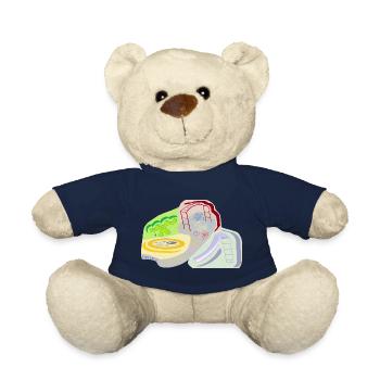 Playground of my mind - Teddy Bear - french navy - Front