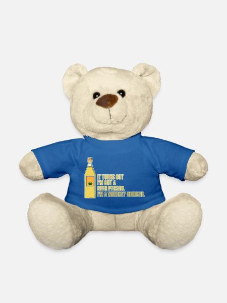 Whiskey Spruch Whiskeytrinker Whiskeyliebhaber - Teddy - Königsblau