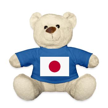 Japon Nippon Nihon JAPONAIS Asia Sport FAN - Nounours - bleu roi - Devant
