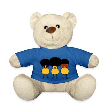 Funky Chicks - Nounours - bleu roi - Devant