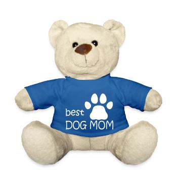 Chien chien - Nounours - bleu roi - Devant