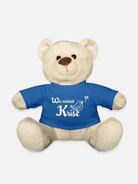 Wie meinst Krise, Spatzl? – beste Entschuldigung! - Teddy - Königsblau
