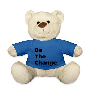 Soyez le changement - Nounours - bleu roi - Devant