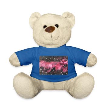 Galaxy Nebula Galaxie Nebel Nerd Astronomie space - Teddy - Königsblau - Vorne