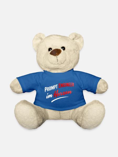 Prompt Engineer im Herzen - Teddy - Königsblau