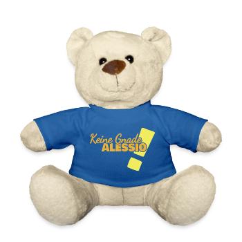 Spruch Alessio - Teddy - Königsblau - Vorne