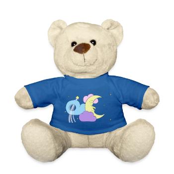 Goodnight Moon - Teddy Bear - royal blue - Front