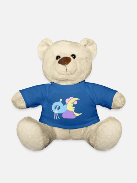 Goodnight Moon - Teddy Bear - royal blue