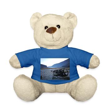 Landscape photo hiking, Glendalough wheel, Ireland - Teddy Bear - royal blue - Front