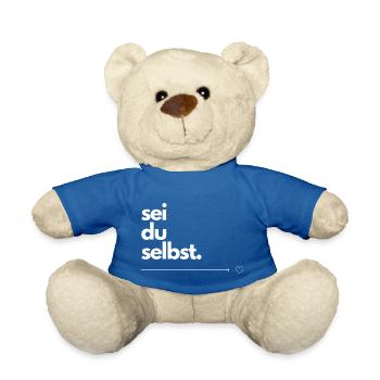 sei du selbst - Teddy - Königsblau - Vorne