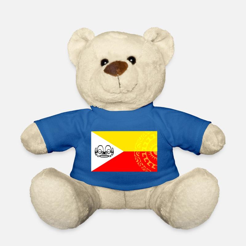 Marquesan Flagge - Personalisiert 1 - Teddy - Königsblau