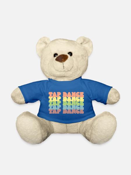 Pastell Regenbogen Tap Dance - Teddy - Königsblau
