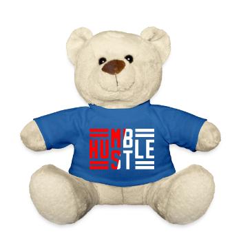 Bescheidener Hustle Unternehmer Geschäftsmann Businesswo - Teddy - Königsblau - Vorne