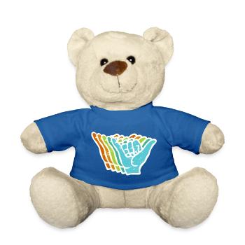 Shaka - Teddy Bear - royal blue - Front
