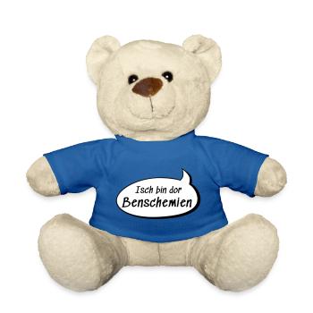 Isch bin dor Benschemien Benjamin sächsisch lustig - Teddy - Königsblau - Vorne